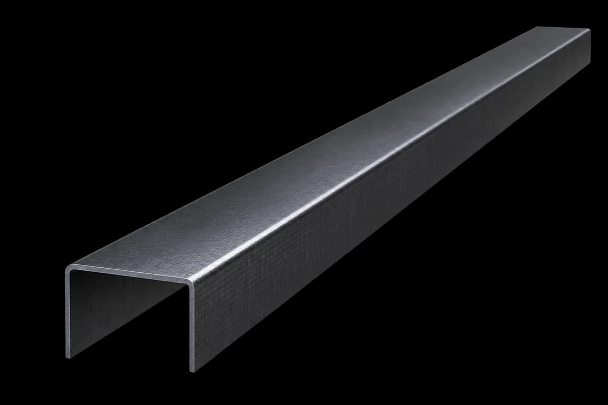 Illustrative Darstellung eines offenen thermoplastischen Composite-Strukturprofils
