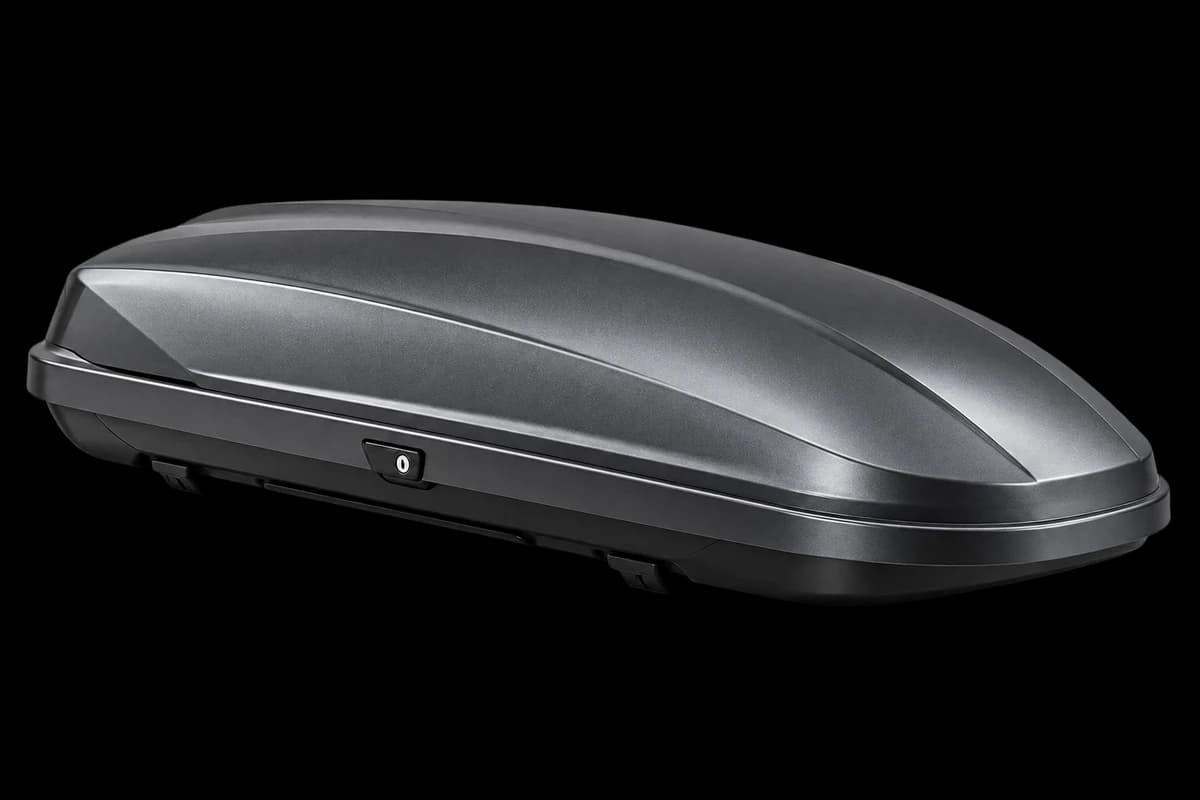 Illustrative Produktdarstellung: Composite-Dachbox